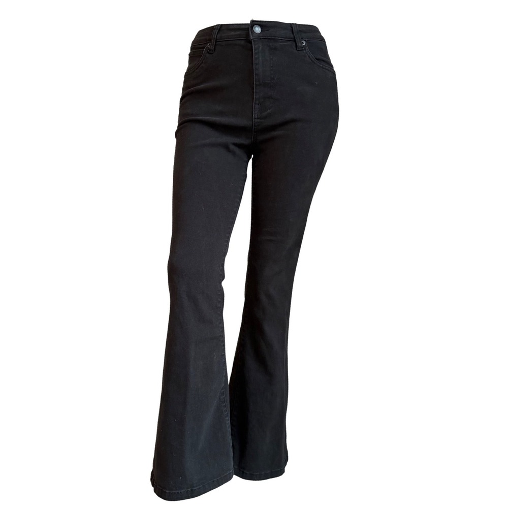 Lucky Brand Farrah Flare Jeans Black Bell‎ Bottom Denim Y2K 8/29R
